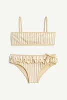 LIMITED EDITION STRIPED RUFFLE BIKINI