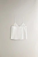 LINEN TOP WITH BUTTONS