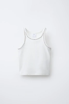 T-SHIRT CÔTELÉ BIJOUX