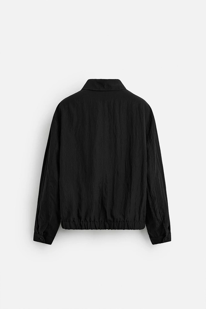 VESTE FLUIDE EFFET FROISSÉ