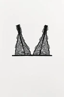 LACE TRIANGLE BRALETTE