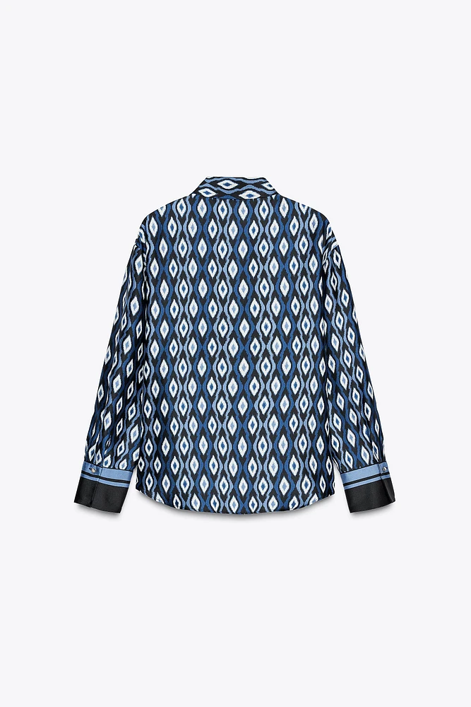 GEOMETRIC PRINT SHIRT