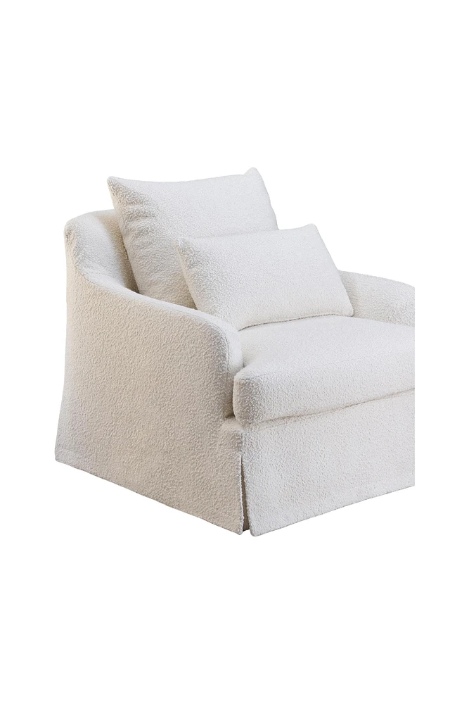 BOUCLÉ-ARMCHAIR COVER 01