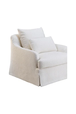 BOUCLÉ-ARMCHAIR COVER 01