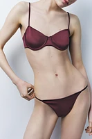 SILK UNDERWIRE BRALETTE