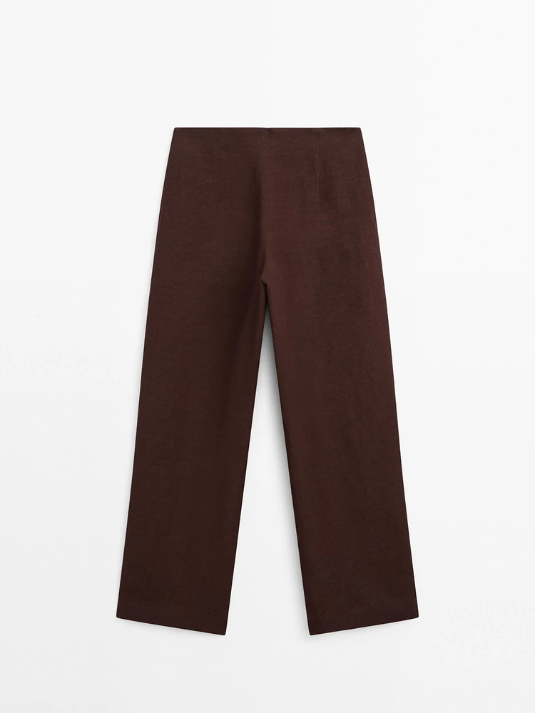 Pantalon de costume fluide en lin - Limited Edition