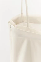 ROBE MIDI EN MATIÈRES VARIÉES ORGANZA