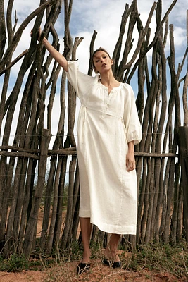 100% LINEN TUNIC DRESS ZW COLLECTION