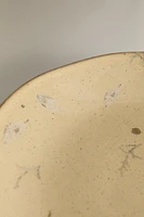 STONEWARE SIDE PLATE WITH DESIGNS