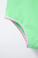 6-14 ANS / MAILLOT DE BAIN À FINITIONS CONTRASTÉES