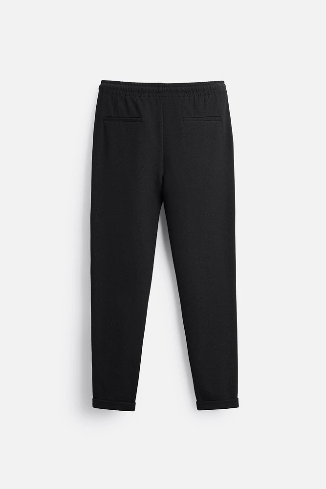 COMFORTABLE REGULAR FIT PANTS