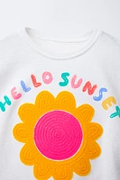 BUTTERFLY APPLIQUÉ T-SHIRT