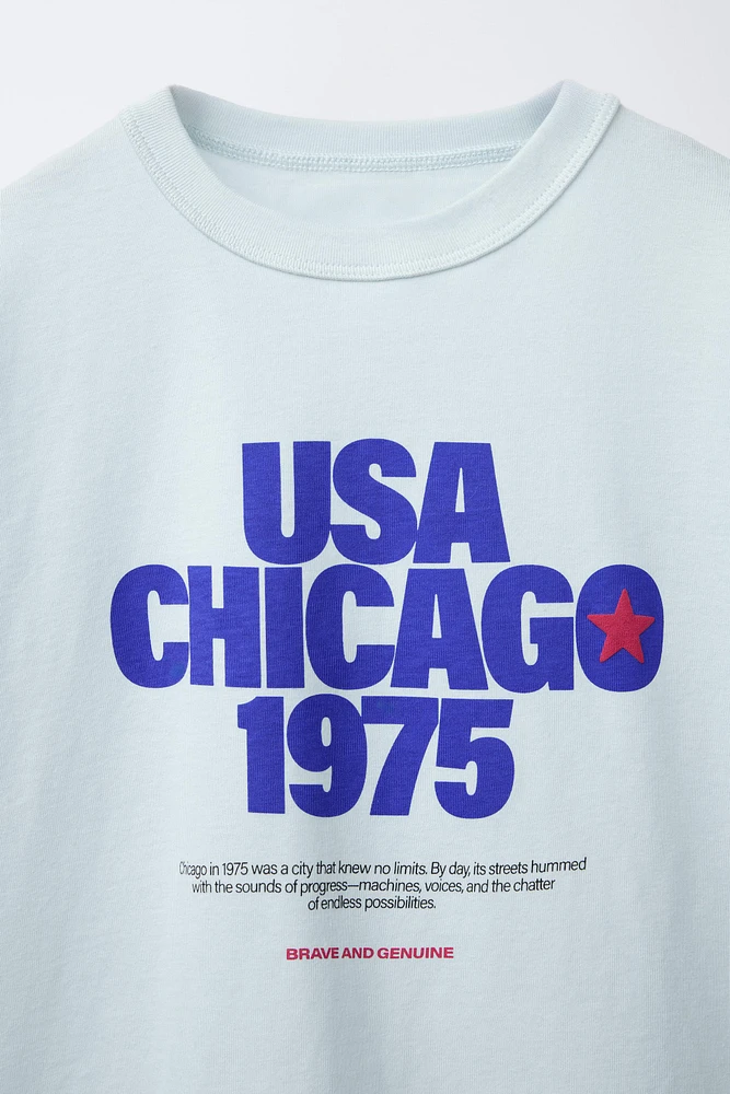 TEXT PRINT T-SHIRT
