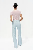 JEAN Z1975 FLARE TAILLE HAUTE BOUTONS