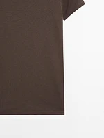 Short sleeve T-shirt with trim details