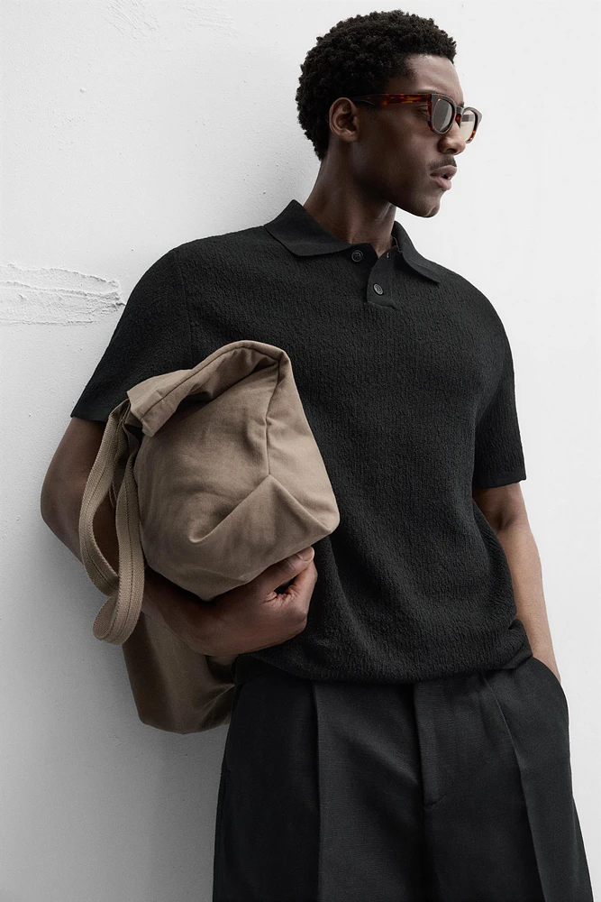 WASHED CANVAS TOTE BAG