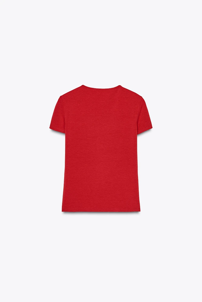 SLIM FIT T-SHIRT WITH SUPIMA® COTTON