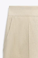 PANTALON DROIT EN LIN