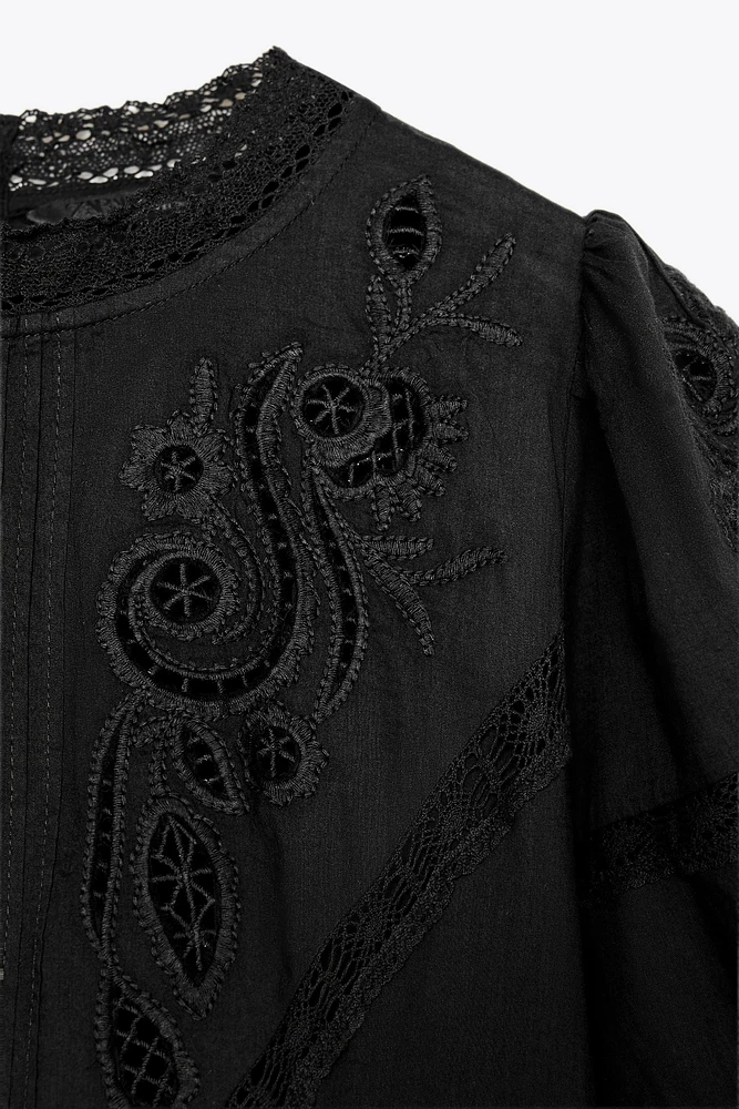 BLOUSE ROMANTIQUE BRODÉE ZW COLLECTION