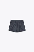 SHORT EN POPELINE