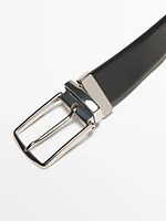Ceinture réversible en cuir nappa