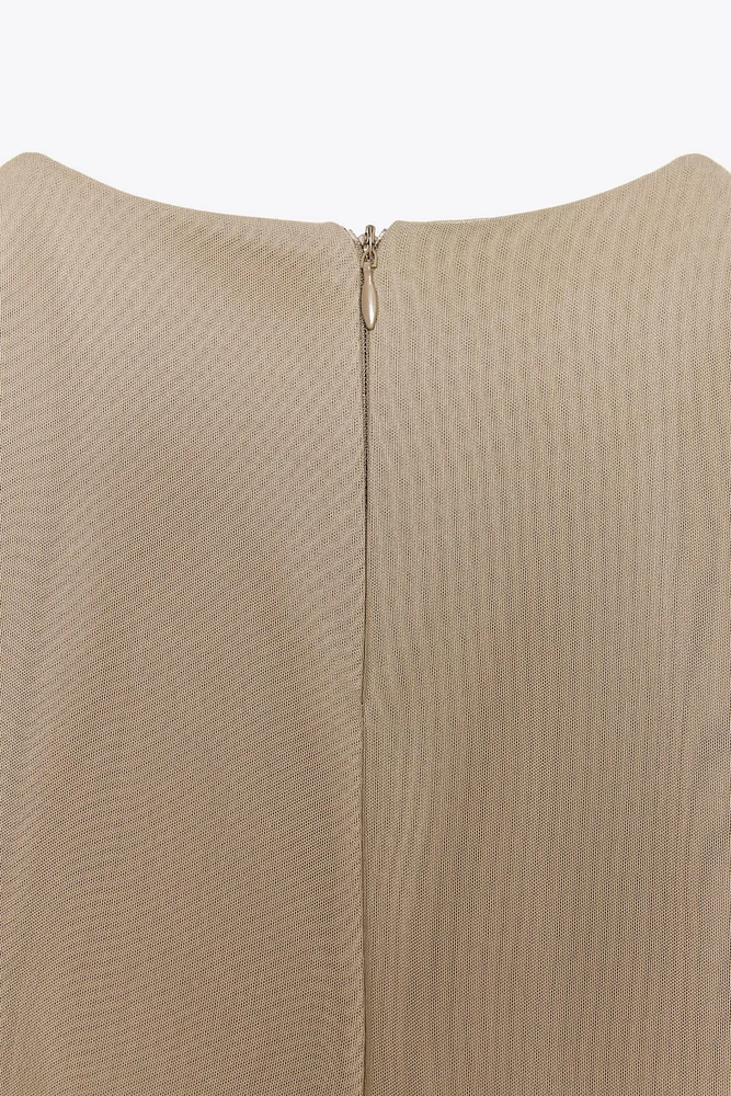 ROBE MIDI TULLE BODY