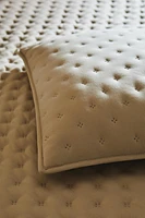 QUILTED DOTTED PILLOW SHAM FOR QUILT