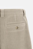 WIDE FIT CORDUROY PANTS