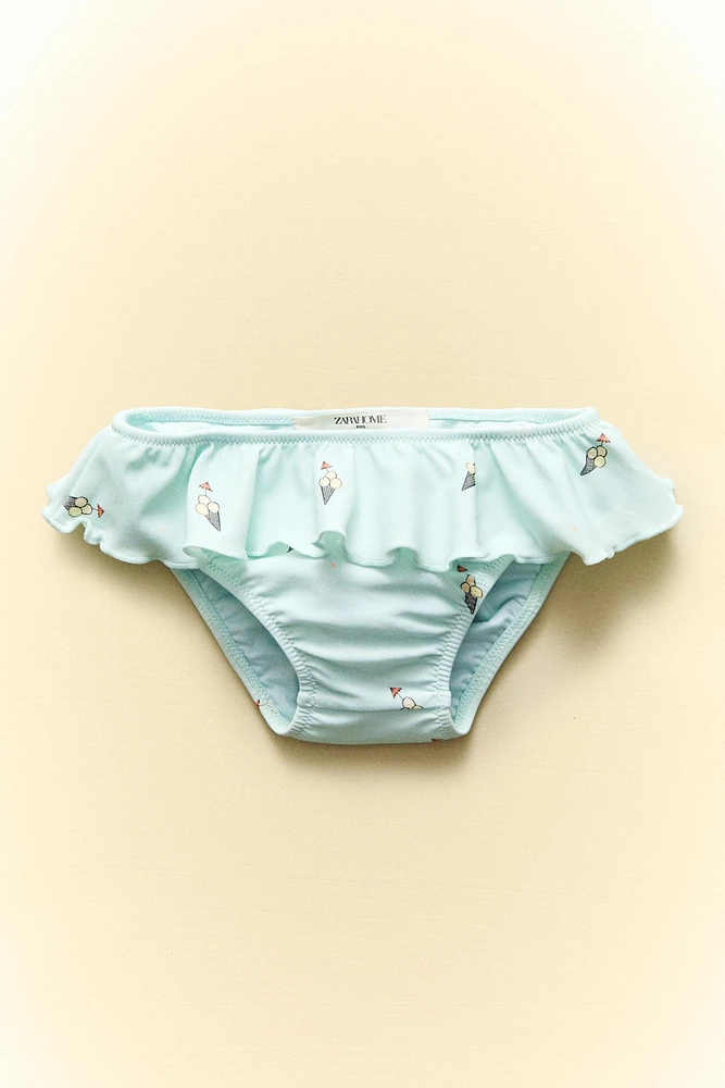 CHILDREN’S ICE CREAM RUFFLED BEACH BIKINI BOTTOMS