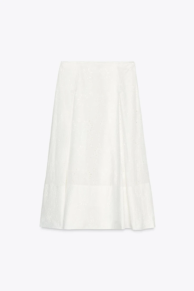 ZW COLLECTION EMBROIDERED CAPE SKIRT