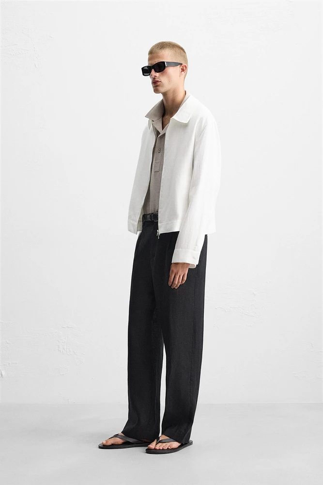 VESTE 100 % LIN