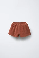 SIDE STRIPE TERRY SHORTS