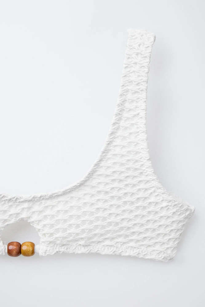 6-14 ANS/ BIKINI STRUCTURÉ POMPONS
