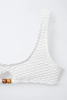 6-14 ANS/ BIKINI STRUCTURÉ POMPONS