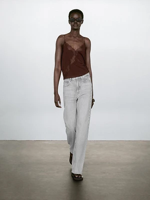 Lace camisole top