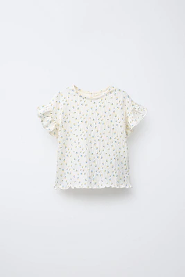 FLORAL PRINT T-SHIRT