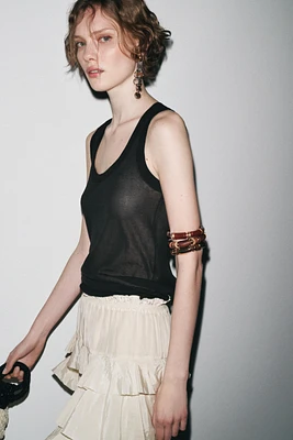 TOP EN MAILLE EXTRAFINE