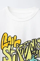 T-SHIRT À IMPRIMÉ GRAFFITIS