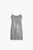 RHINESTONE SHORT DRESS