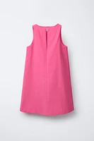 ROBE EN POPELINE AVEC LACETS