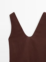 Robe midi asymétrique dans le bas - Limited Edition