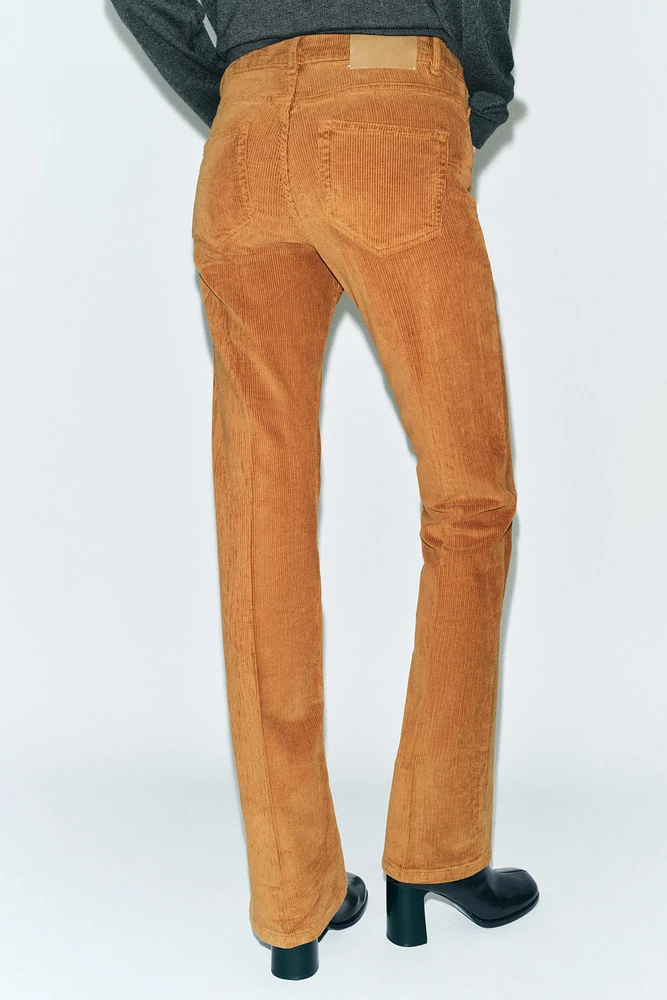 ZW COLLECTION CORDUROY FLARE PANTS