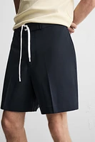 BERMUDA REGULAR FIT À LACET