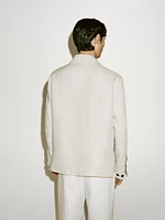 Surchemise délavée 100 % lin - Limited Edition