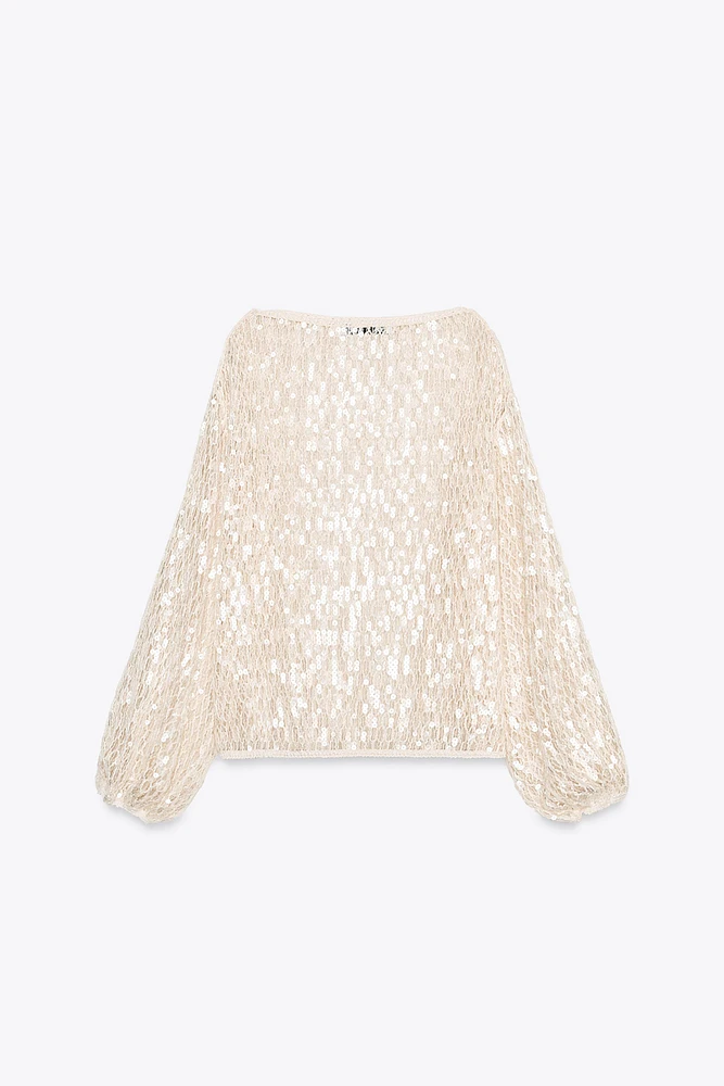 TOP À SEQUINS ZW COLLECTION