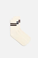 3-PACK OF STRIPED SOCKS