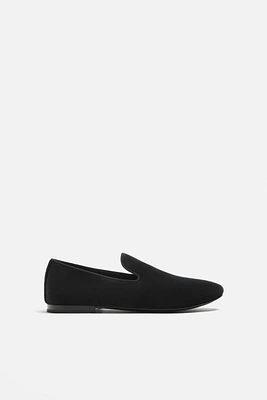 VELVET DRESS LOAFERS