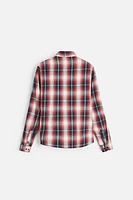 PLAID FLANNEL SHIRT