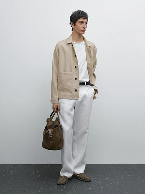 Pantalon léger 100 % lin