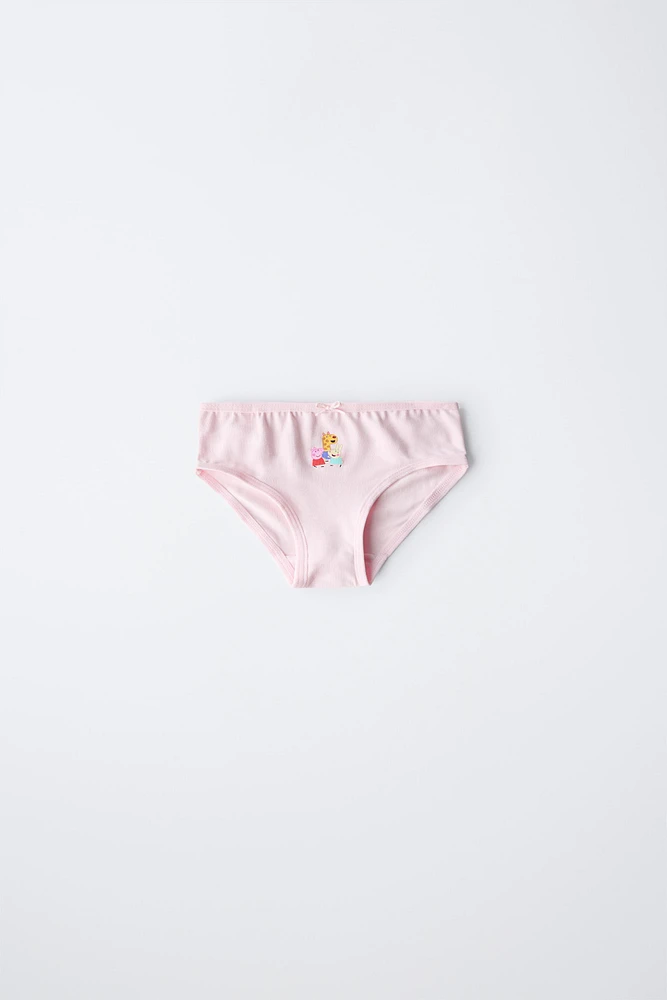 2-6 ANS/ LOT DE TROIS CULOTTES PEPPA PIG ™